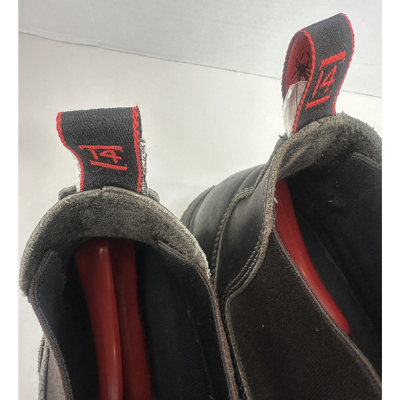 Redback Distressed Steel Toe Boots USBOK Red Back Elastic Brown Men's Size 14 - Picture 5 of 16